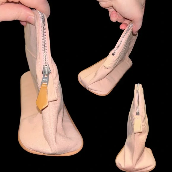 Hermes Pink Makeup Toiletry Bag / Pouch - Picture 6 of 7